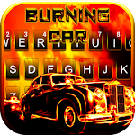 Cover Image of Download Burning Car Keyboard Theme 1.0 APK