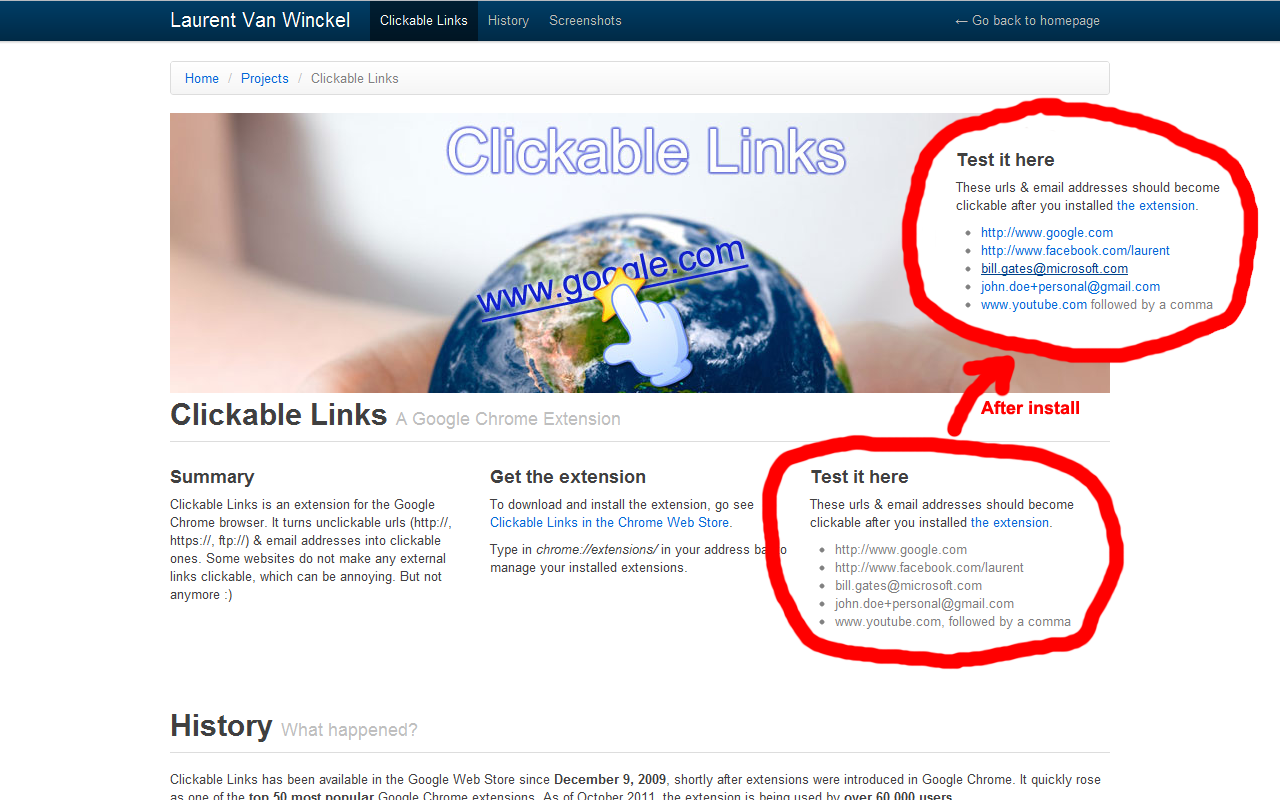 Clickable Links Preview image 3