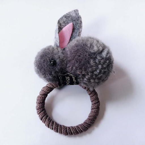 Title 9, Cute Lamb Hair Three-dimensional Rabbit Head Ro...