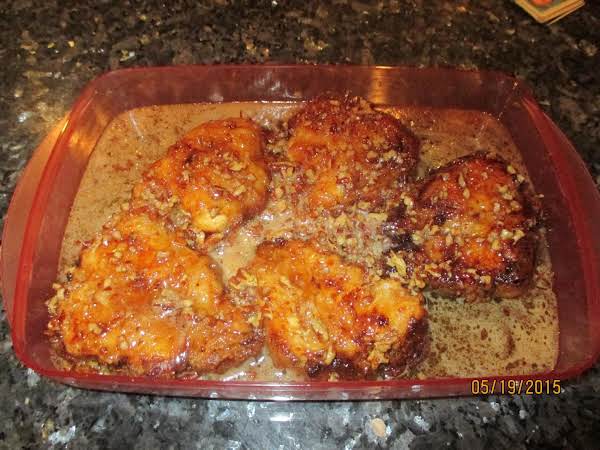 Honey Pecan Glazed Fried Chicken_image