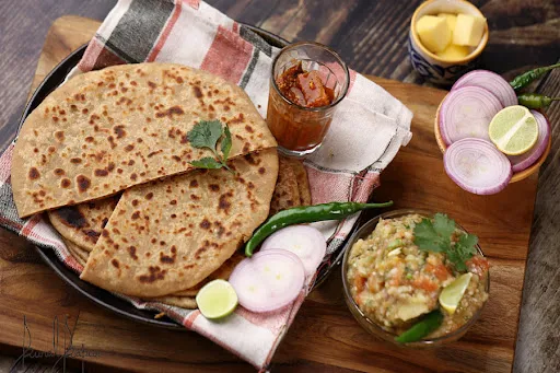 Sattu Paratha [ Whole Wheat ]