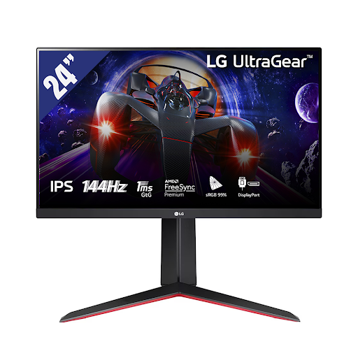 Màn hình LCD LG 24" 24GN65R-B.ATV (1920 x 1080/IPS/144Hz/1 ms/FreeSync Premium)