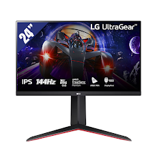 Màn hình LCD LG 24" 24GN65R-B.ATV (1920 x 1080/IPS/144Hz/1 ms/FreeSync Premium)