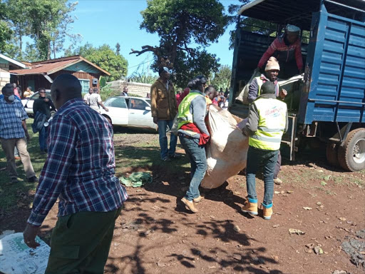 The Sh10 million confiscated by Police in North Imenti,Meru on November16,2018.