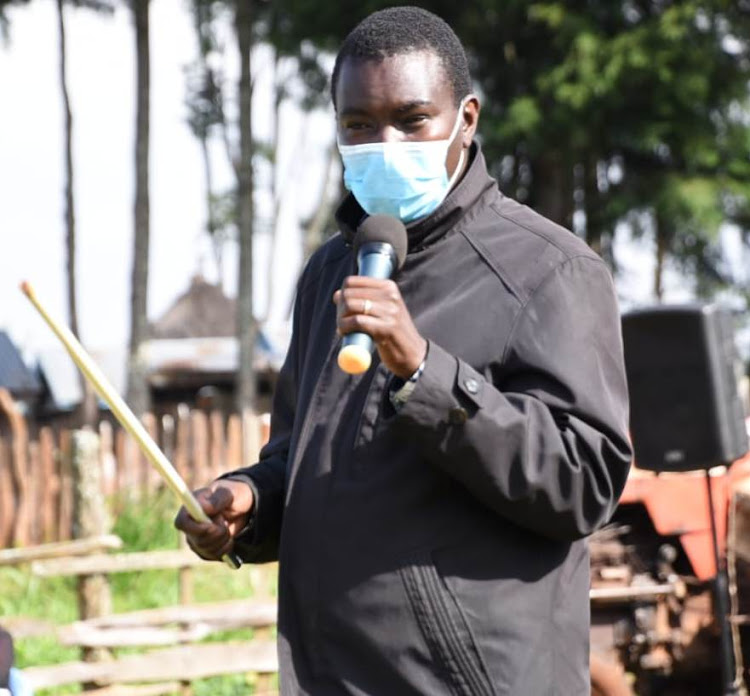 Uasin Gishu Governor Jackson Mandago in Eldoret on June 26, 2020.