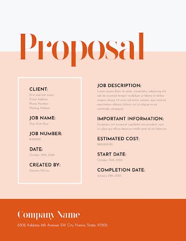 Important Proposal - Proposal template