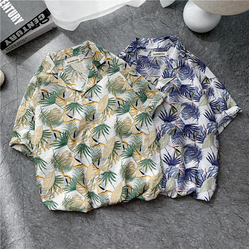 Title 6, Trendy Short-Sleeved Handsome and Handsome Flow...