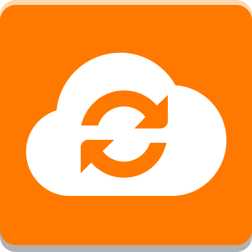 Orange Cloud icon