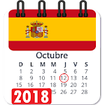 Cover Image of Скачать Calendario 2018 España con festivos semana santa 1.11 APK