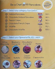 99 Pancakes menu 1