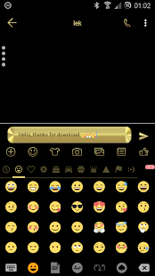   SMS Messages Metallic Gold- screenshot thumbnail   