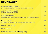 Aahare Bengali menu 3