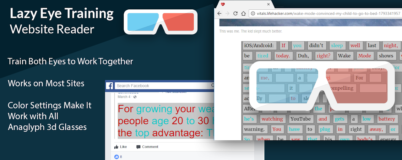 Lazy Eye Training: Web Reader Preview image 2