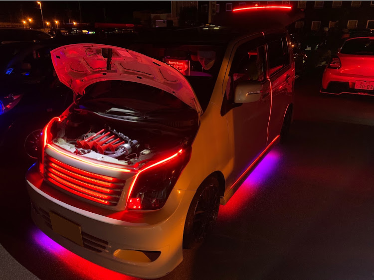ヴォクシーの65VOXY・MH23s・電飾車・小樽ナイトミーティング・ワンオフテールランプに関するカスタム事例の投稿画像2枚目