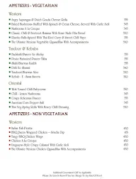 Tamara - Pipal Tree Hotel menu 1