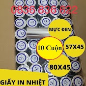 [ Lock 10 Cuộn ] Giấy In Nhiệt Hóa Đơn , Giấy In Bill