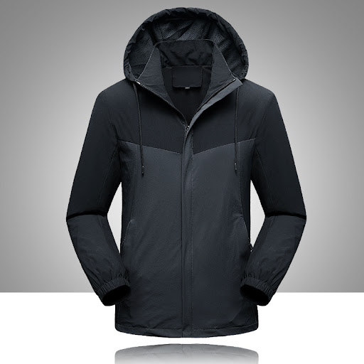 Title 5, Mens stitching trendy elastic casual jacket fo...