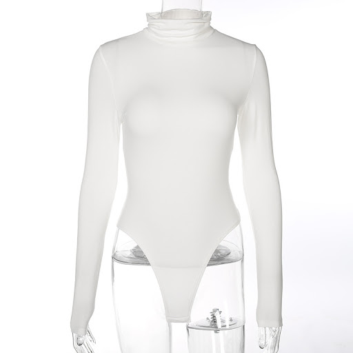 Title 8, Slim-fit base high-neck jumpsuit