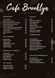 Cafe Brooklyn menu 1