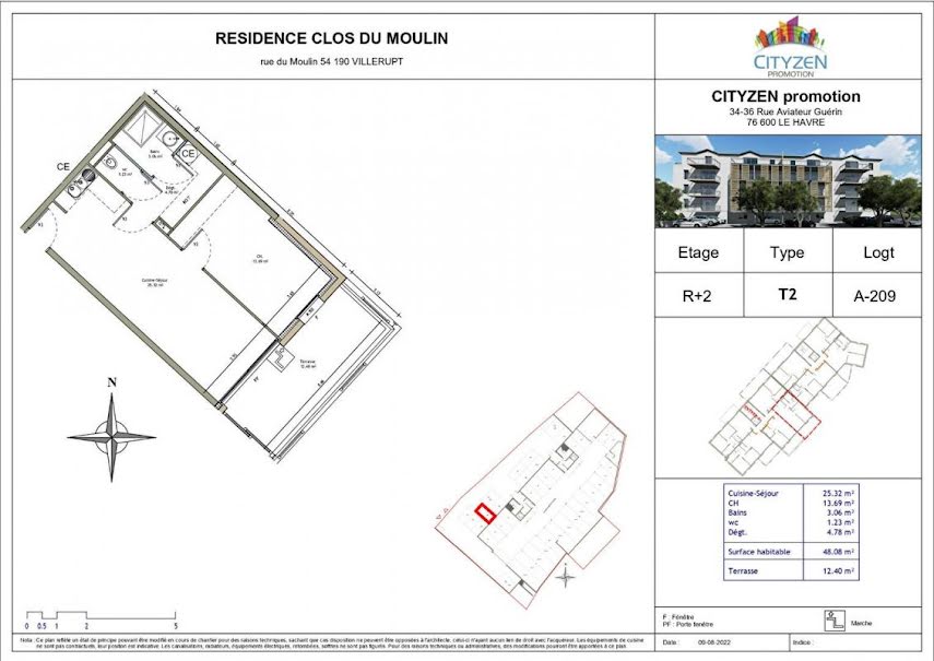 Vente appartement 1 pièce 48.08 m² à Villerupt (54190), 191 711 €