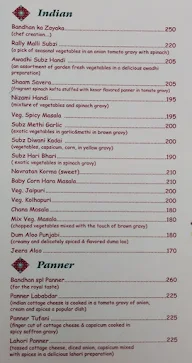 Bandhan Restaurant menu 2