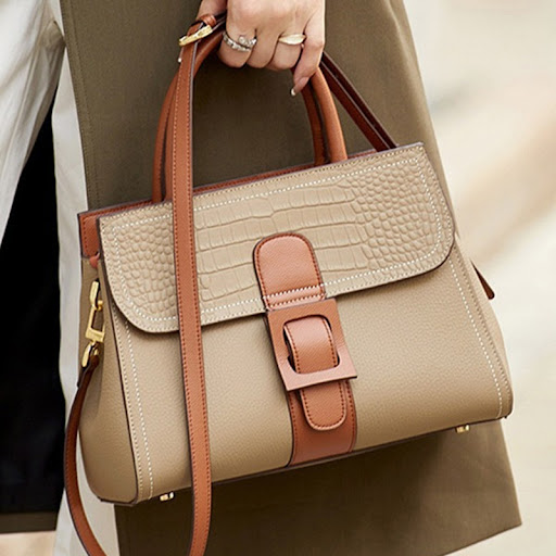 Title 4, Womens Fashion Crossbody Handbag with Contrast...