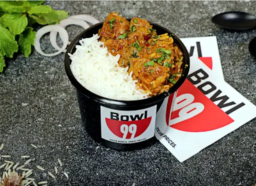 Mutton Rogan Josh Rice Bowl