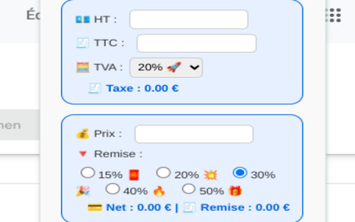 Calculatrice TVA & Remise