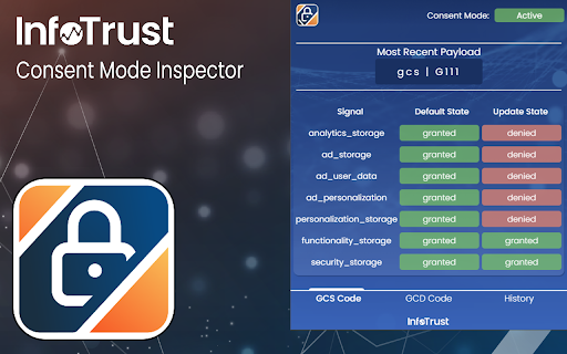 Consent Mode Inspector by InfoTrust