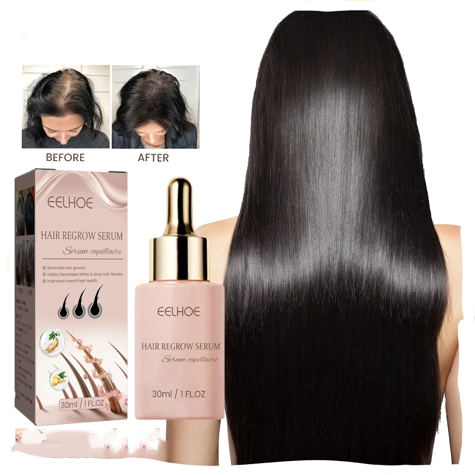 EELHOE Esencia Capilar Densa Anti-Caída y Fijación Nutritiva. Frena la caída, fortalece y nutre el cabello para una melena densa y saludable.