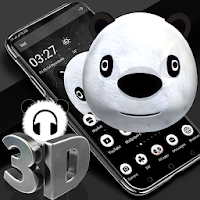 Cute Panda 3D Launcher Theme 