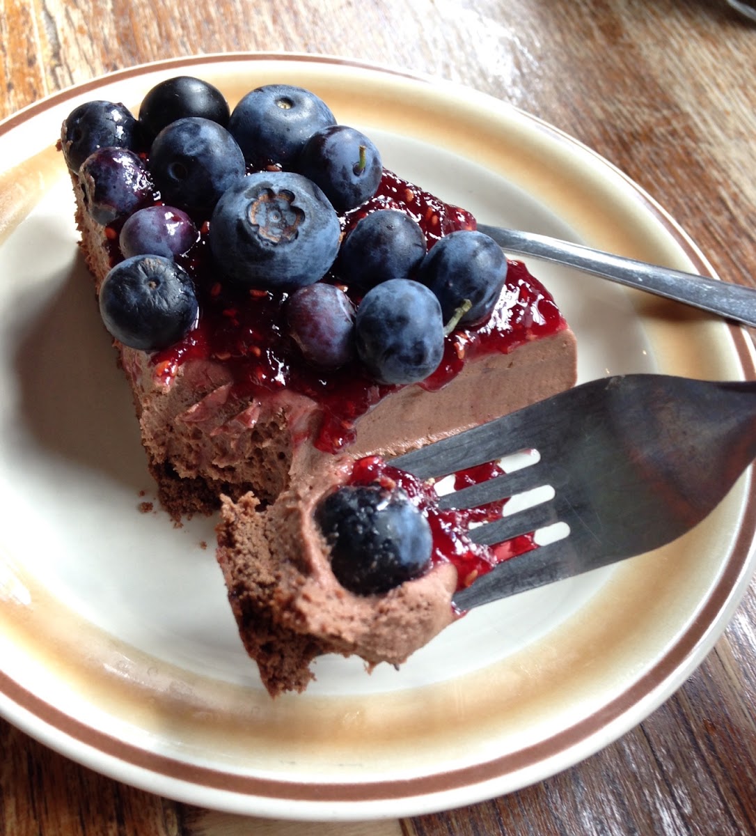 Dairy Free, Gluten Free and Vegan Chocolate Cheesecake