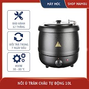 [Si] Nồi Ủ Trân Châu 10L Tự Động - Giữ Trân Châu Luôn Mềm