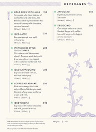 Blue Tokai Coffee Roasters menu 3