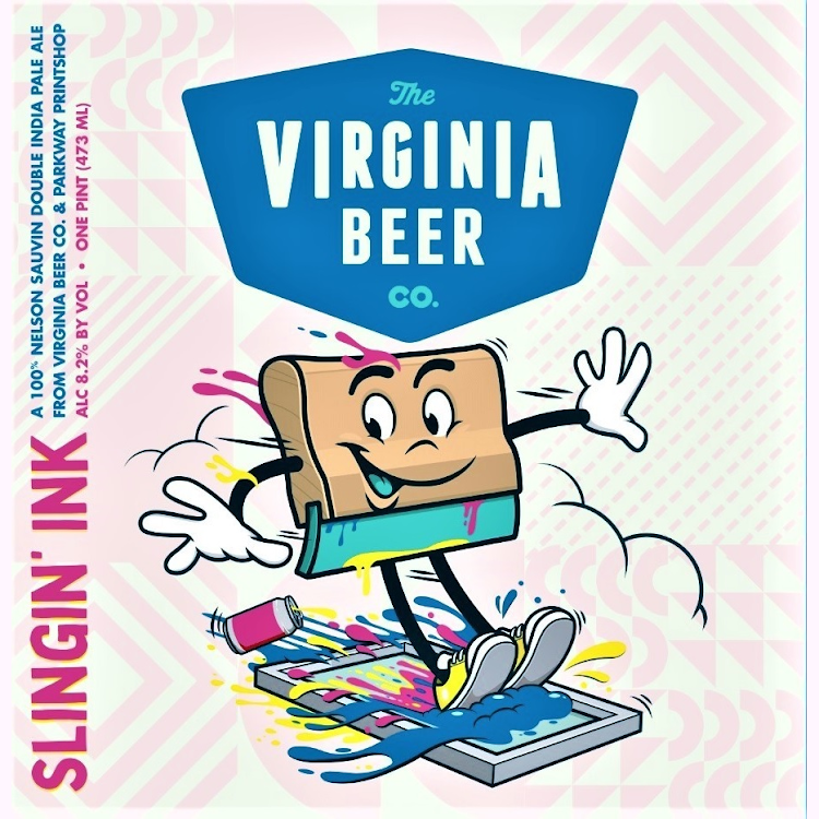 Logo of Virginia Beer Co. / Parkway Printshop Slingin' Ink DIPA