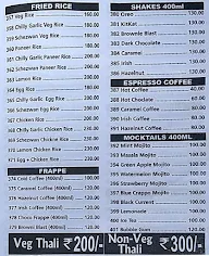 Sandwich King menu 1