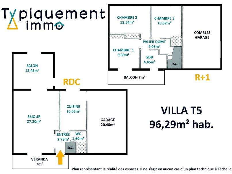 Vente maison 5 pièces 96 m² à Aucamville (31140), 304 990 €