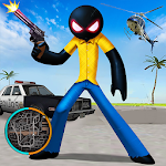 Cover Image of Descargar StickMan Rope Hero Vegas Mafia Fight To Survive 1.1 APK