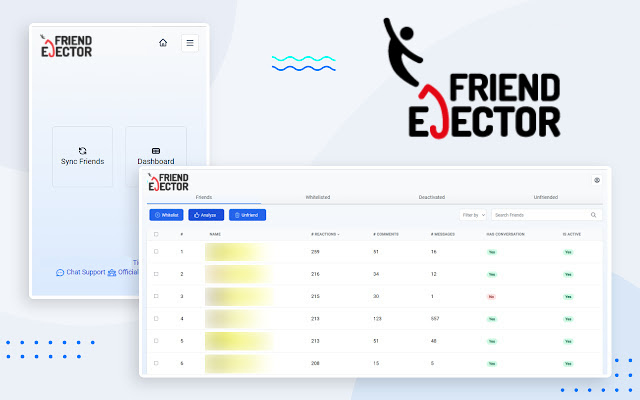 Friend Ejector chrome extension