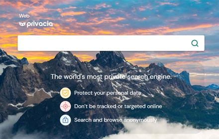 Privacia - Fast and Private Search Engine small promo image