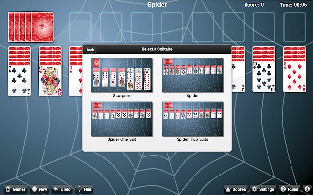 Spider Solitaire (2 Suits) - Play Online & 100% Free