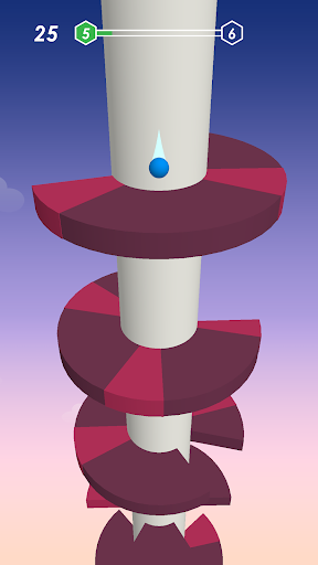 Spiral Helix: Jump down the tower
