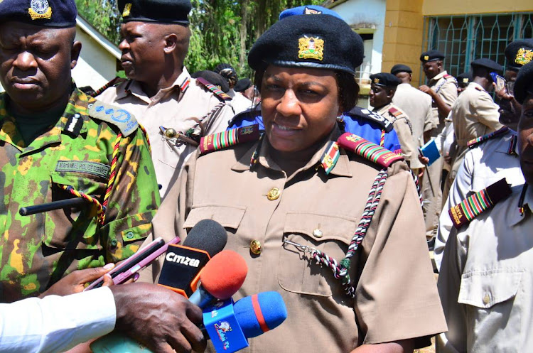 Nyanza regional commissioner Flora Mworoa in Migori town on Wednesday