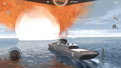 Télécharger Warship Simulator - Battle of Ships  APK MOD (Astuce) screenshots 5