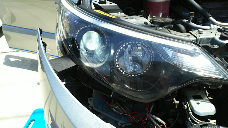 エスティマのイガスさん作グリル・車検から帰ってきました・純正バルブから10000ケルビンへ・オートプラネット名古屋 〜Cars&Coffee〜・オールジャンルオフに関するカスタム事例の投稿画像7枚目