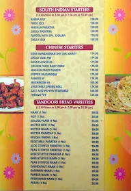 Apoorva's Sangeetha Veg menu 8