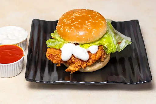 Crispy Chicken Mexican Burger