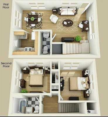 Screenshot 3D House Plans Wallpaper