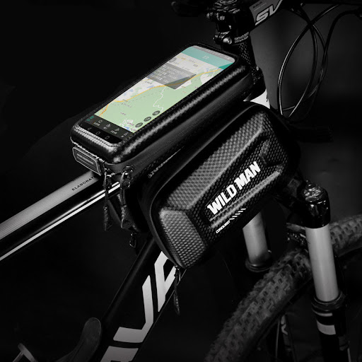 Title 2, Hard Shell Bicycle Saddle Bag for Mountain Bike...