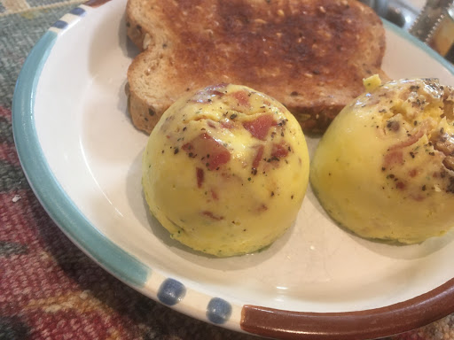 Great brunch!  Asparagus Bacon Egg Bites. Savory and too cute!